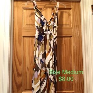 Summer sleeveless dress.